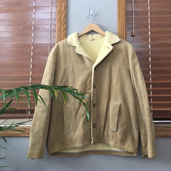 Vintage Sherpa Lined Corduroy Jacket - Picture 5 of 8